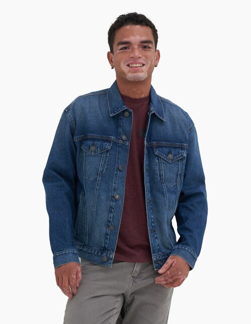 Chamarra de mezclilla hombre best sale american eagle