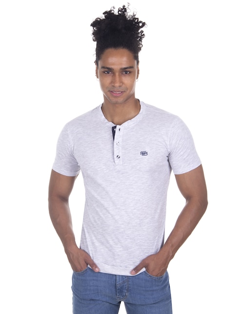 PLAYERA SILVER PLATE, EG, GRIS 12620SP