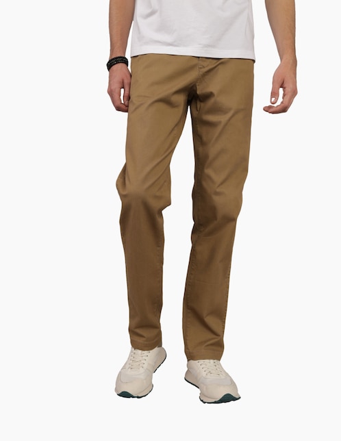 Pantalón chino recto American Eagle de algodón para hombre