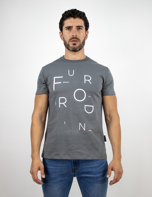 Playera cuello redondo para hombre 1