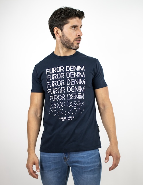 Playera cuello redondo para hombre 1