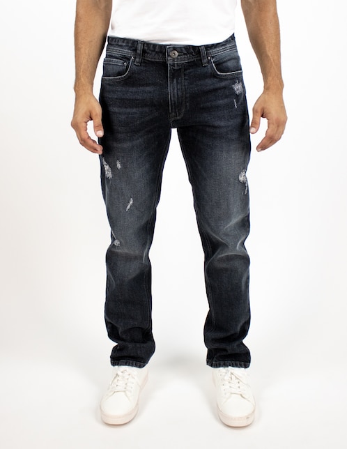 Jeans relaxed slim Furor deslavado para hombre