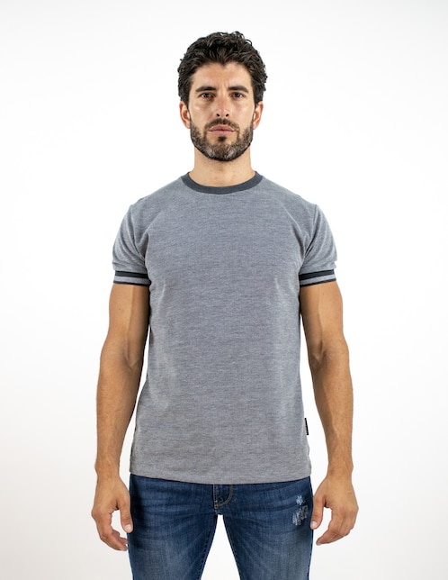 Playera cuello redondo para hombre 1