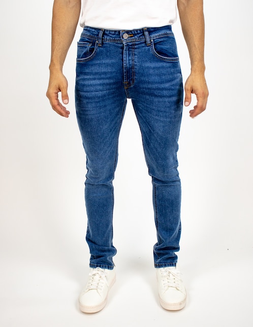 Jeans straigt Furor deslavado para hombre