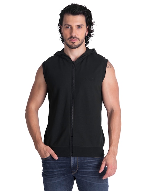 Chaleco Silver Plate con capucha para hombre