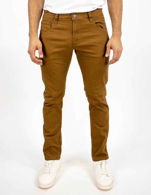Pantalón skinny de algodón para hombre 1