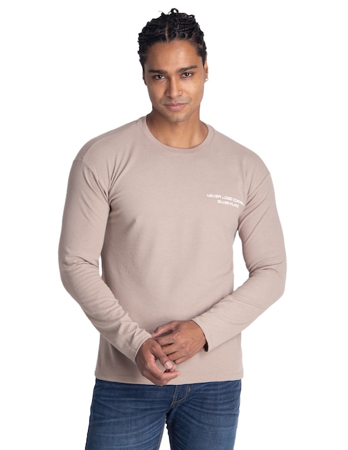 Playera Silver Plate cuello redondo para hombre