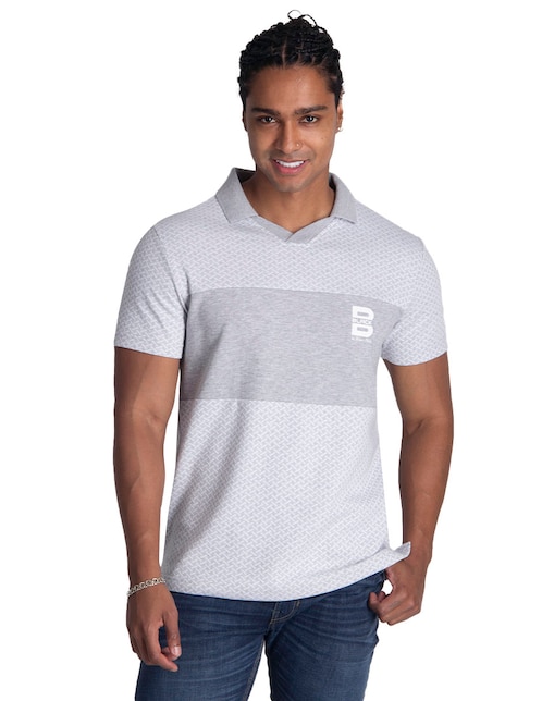 Playera tipo polo Silver Plate para hombre