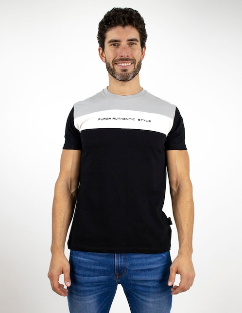 Playera cuello redondo para hombre 1