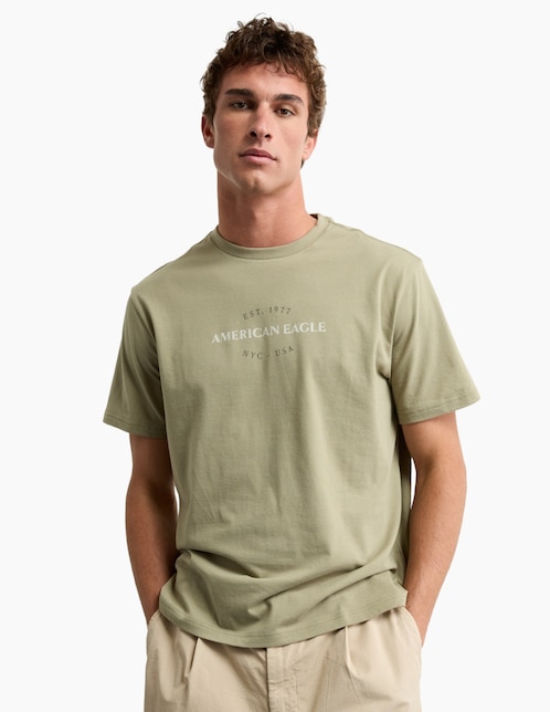 Playera America Eagle Tees AE cuello redondo para hombre 4