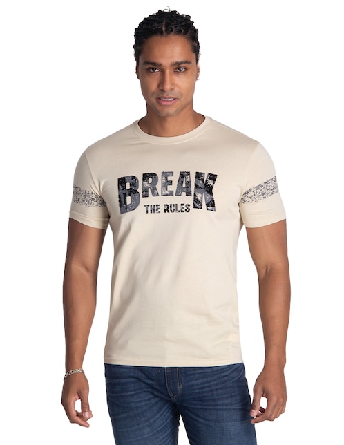 Playera cuello redondo para hombre 1