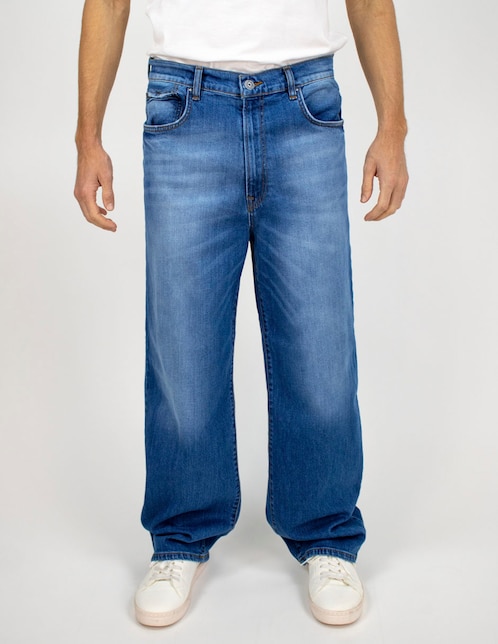 Jeans baggy Furor deslavado para hombre