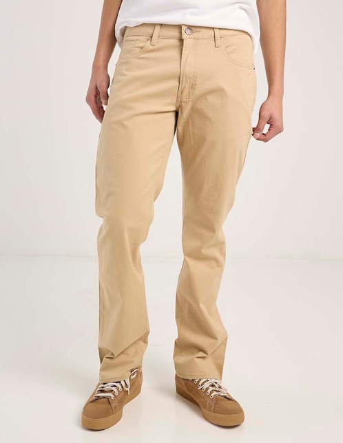 Pantalón straight de algodón para hombre 1