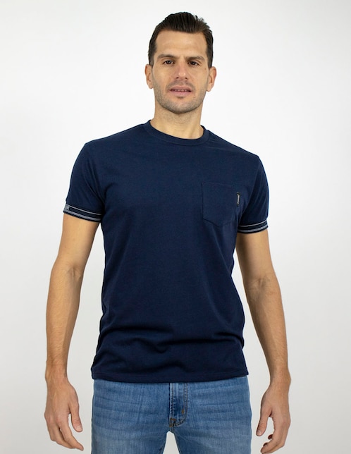 Playera cuello redondo para hombre 1