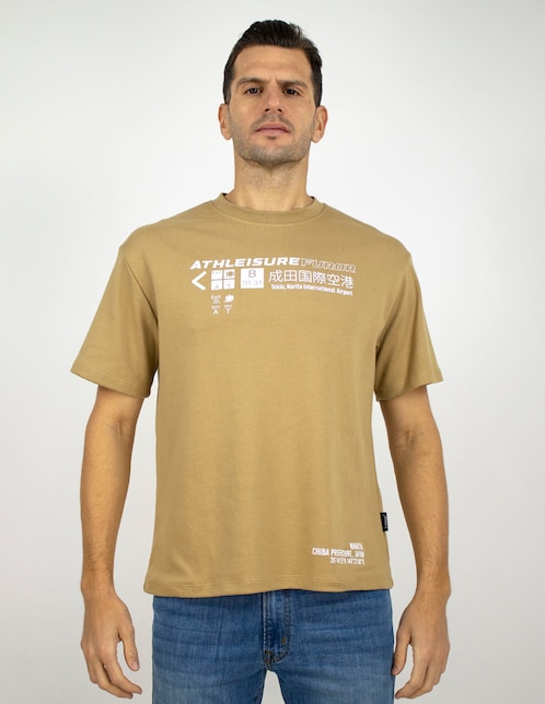 Playera cuello redondo para hombre 1