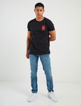 Jeans slim Silver Plate deslavado para hombre