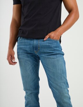 Jeans slim Silver Plate deslavado para hombre