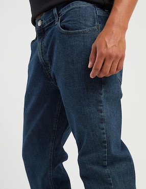 Jeans recto Oggi lavado obscuro para hombre