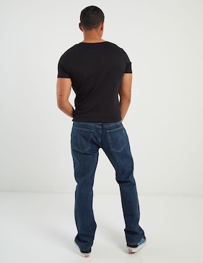 Jeans recto Oggi lavado obscuro para hombre