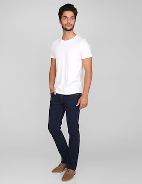 Jeans slim Oggi Vaxter lavado obscuro para hombre