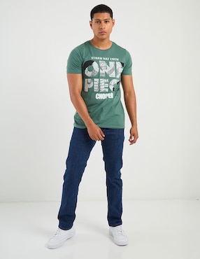 Jeans slim Silver Plate lavado stone wash para hombre