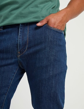 Jeans slim Silver Plate lavado stone wash para hombre