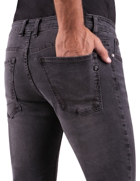 Jeans skinny Silver Plate lavado obscuro para hombre