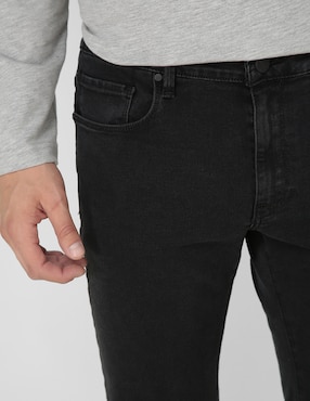 Jeans slim Silver Plate lavado obscuro para hombre
