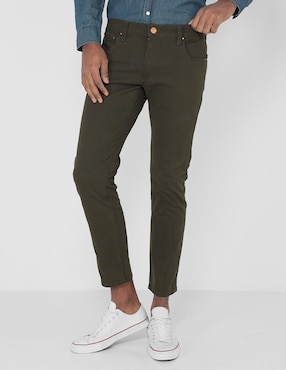 Pantalón slim Furor de algodón para hombre