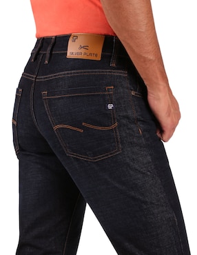 Jeans slim Silver Plate lavado whisker para hombre