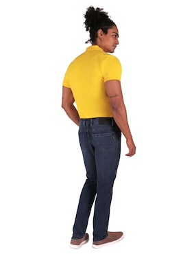 Jeans slim Silver Plate lavado whisker para hombre