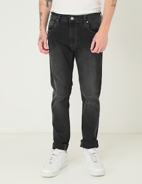 Jeans Furor corte straight cintura alta para hombre