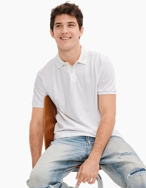 Playera Tipo Polo American Eagle Para Hombre