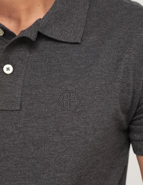 Playera tipo polo Silver Plate para hombre