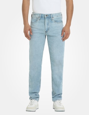 Jeans Slim Denizen Lavado Whisker Para Hombre