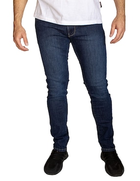 Jeans Slim Furor Justin 060324 Lavado Sand Blast Para Hombre