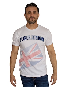 Playera Furor London Cuello Redondo Para Hombre