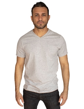 Playera Furor Cuello V Para Hombre