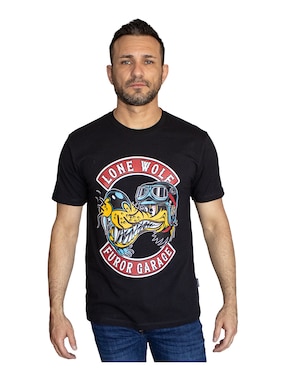 Playera Furor Garage Cuello Redondo Para Hombre