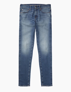 Jeans skinny American Eagle deslavado para hombre