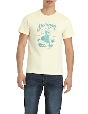 Playera Denizen Cuello Redondo Para Hombre