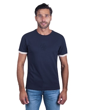 Playera Silver Plate Cuello Redondo Para Hombre