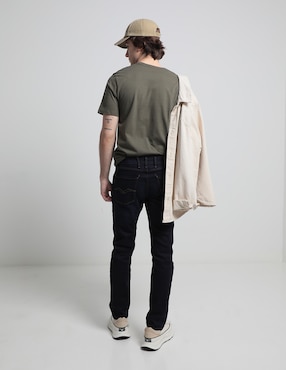 Jeans skinny Silver Plate lavado stone wash para hombre