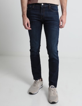 Jeans Slim Furor Deslavado Para Hombre