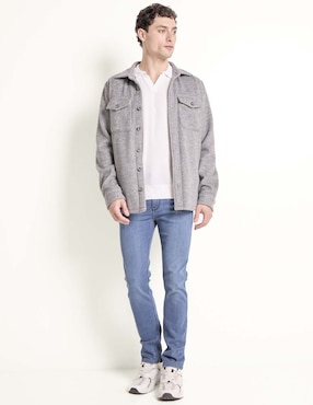 Jeans slim Furor deslavado para hombre