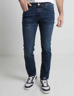 Jeans Slim Furor Deslavado Para Hombre