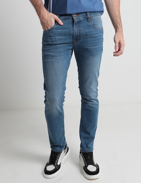 Jeans Slim Furor Deslavado Para Hombre