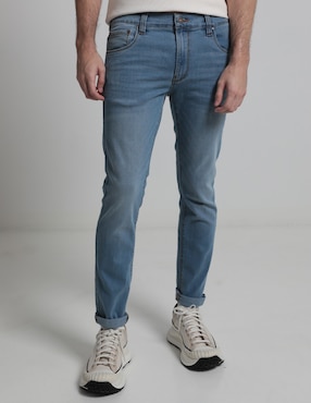 Jeans Slim Furor Deslavado Para Hombre