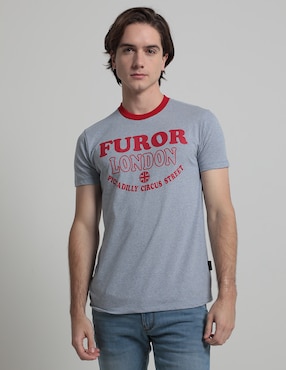 Playera Furor Jeans Cuello Redondo Para Hombre