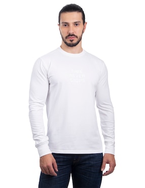 Playera Silver Plate Cuello Redondo Para Hombre